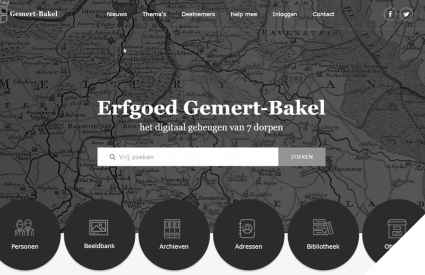 Nieuwe site Erfgoed Gemert-Bakel